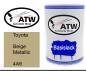 Preview: Toyota, Beige Metallic, 4A6: 500ml Lackdose, von ATW Autoteile West.